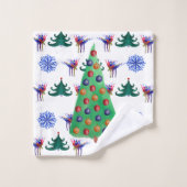 Tanz Badhandtuch Set (Waschlappen)