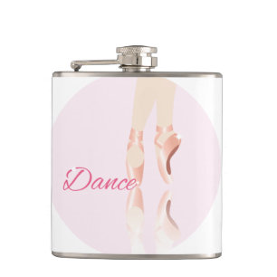 Tanz Ballet Slipper Flachmann