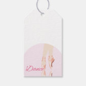 Tanz Ballet Slipper Geschenkanhänger (Vorderseite)