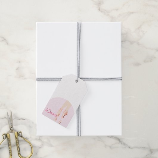 Tanz Ballet Slipper Geschenkanhänger (Mit Garn)