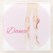 Tanz Ballet Slipper Glasuntersetzer (Vorderseite)