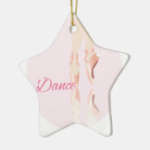 Tanz Ballet Slipper Keramikornament (Links)