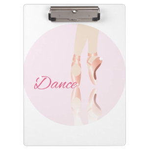 Tanz Ballet Slipper Klemmbrett