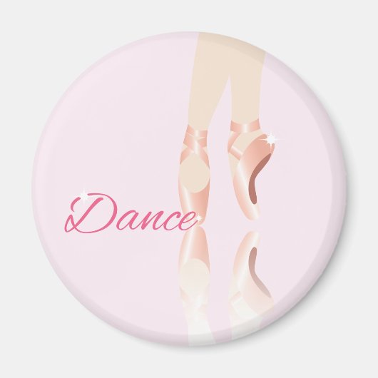 Tanz Ballet Slipper Magnet (Vorne)