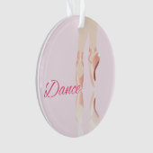 Tanz Ballet Slipper Ornament (Vorderseite)