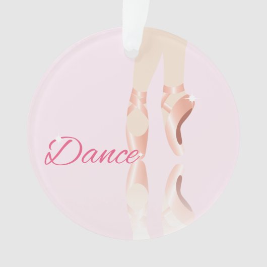 Tanz Ballet Slipper Ornament (Vorderseite)