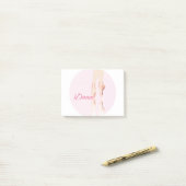 Tanz Ballet Slipper Post-it Klebezettel (Auf Schreibtisch)