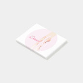 Tanz Ballet Slipper Post-it Klebezettel (angewinkelt)