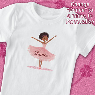 Tanz Ballett Niedlich Girl Ballerina Pink Tutu T-Shirt