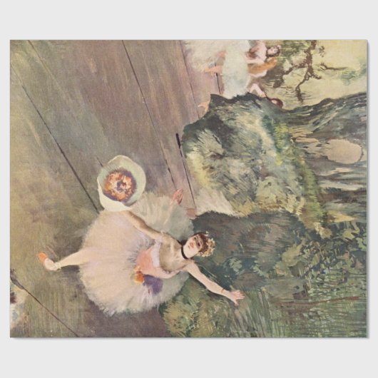 Tanz / Ballettschule - Degas Malerei Geschenkpapier (Flach)