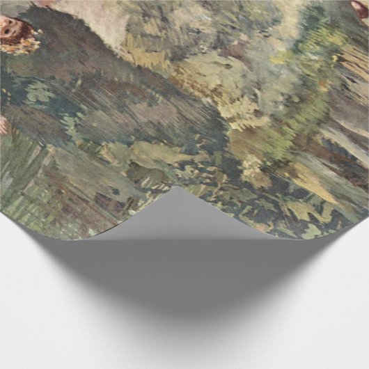 Tanz / Ballettschule - Degas Malerei Geschenkpapier (Ecke)