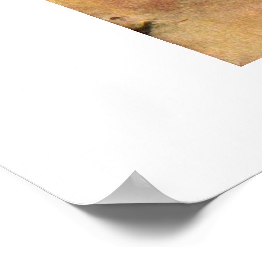 Tanz bei Bougival von Pierre-Auguste Renoir Poster (Ecke)