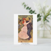 Tanz bei Bougival von Pierre-Auguste Renoir Postkarte (Stehend Vorderseite)