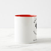 Tanz bemisst Kaffee-Tasse Zweifarbige Tasse (Mittel)