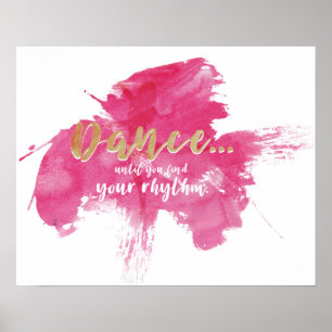 Tanz...bis Sie Ihren Rhythmus finden Poster