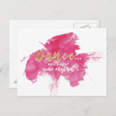 Tanz...bis Sie Ihren Rhythmus finden Postkarte (Vorne/Hinten)