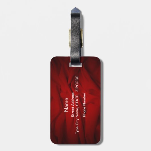 Tanz blühen gepäckanhänger (Rückseite vertikal)