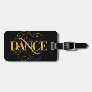 Tanz blühen gepäckanhänger