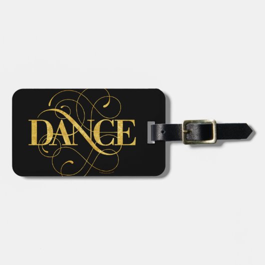 Tanz blühen gepäckanhänger (Vorderseite horizontal)