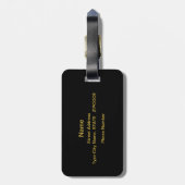 Tanz blühen gepäckanhänger (Rückseite vertikal)