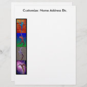 Tanz-Briefkopf Briefbogen (Vorne/Hinten)