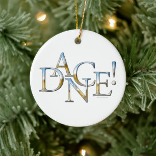 Tanz! (Chrome) Keramik Ornament