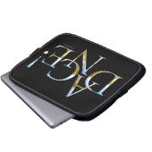 Tanz! (Chrome) Laptopschutzhülle (Vorne Knopf)