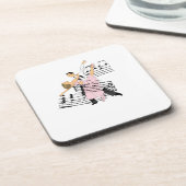 Tanz Classic Ballroom Dancing Getränkeuntersetzer (Linke Seite)