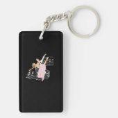 Tanz Classic Ballroom Tanz Schlüsselanhänger (Rückseite)