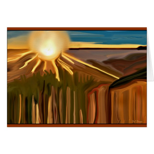 Tanz der Abstrakten Kunst von Cacti (Vorderseite (Horizontal))