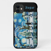 Tanz der arktischen Linie individuell anpassbar Case-Mate iPhone Hülle (Rückseite)