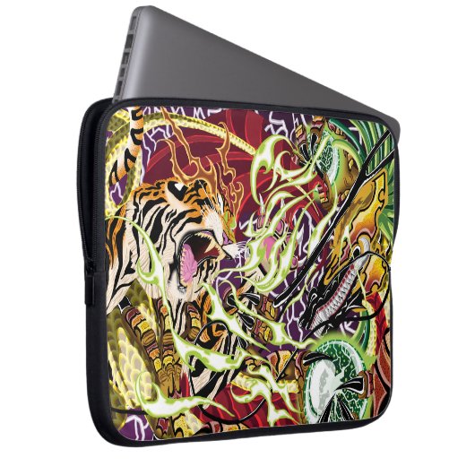 Tanz der Besteigungs-Neopren-Laptop-Hülse Laptopschutzhülle (Vorne Rechts)