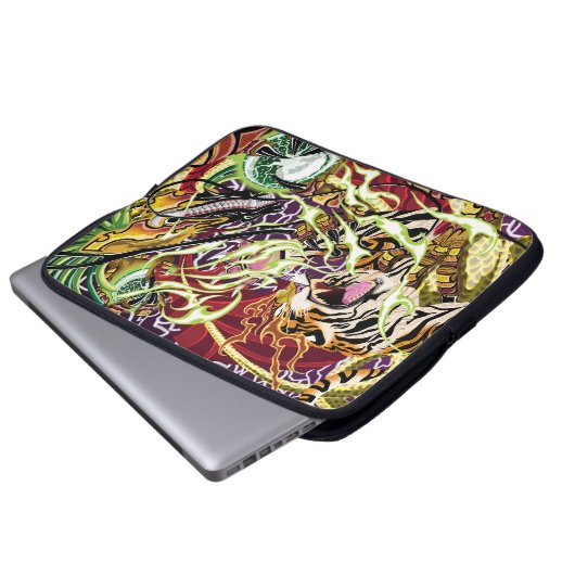 Tanz der Besteigungs-Neopren-Laptop-Hülse Laptopschutzhülle (Vorne Knopf)