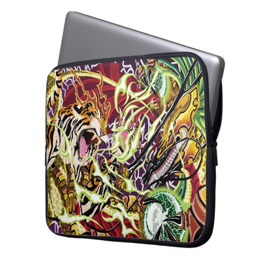 Tanz der Besteigungs-Neopren-Laptop-Hülse Laptopschutzhülle (Vorderseite Links)