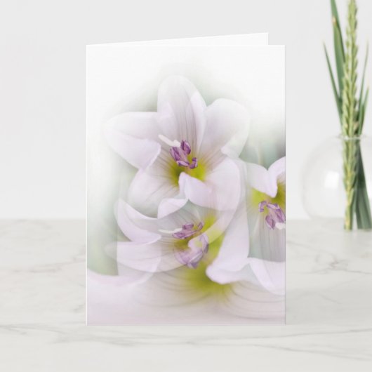 Tanz der Blume Karte (Vorderseite)
