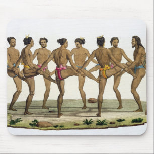 Tanz der Caroline-Inselbewohner, überziehen 22 vo Mousepad