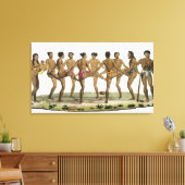 Tanz der Caroline Islanders, Teller 22 von 'Le Leinwanddruck (Insitu (Wohnzimmer))