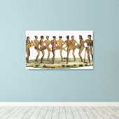 Tanz der Caroline Islanders, Teller 22 von 'Le Leinwanddruck (Insitu (Holzboden))