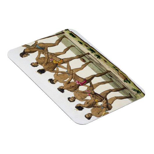 Tanz der Caroline Islanders, Teller 22 von 'Le Magnet (Rechte Seite)