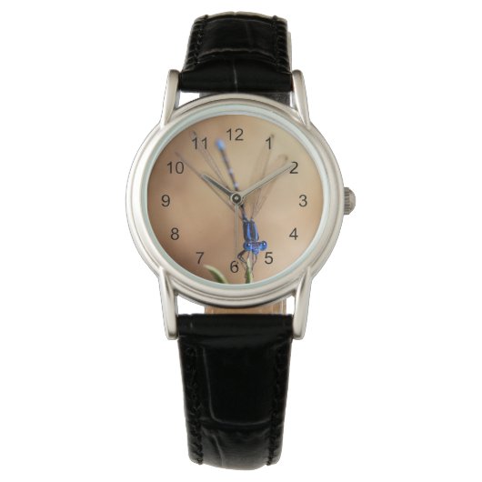 Tanz der Damselfly Armbanduhr (Vorderseite)