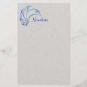 Tanz der Delphin-abstrakten Kunst Briefpapier (Vorderseite)