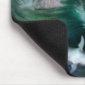 Tanz der Delphin-Kunst Mousepad (Ecke)