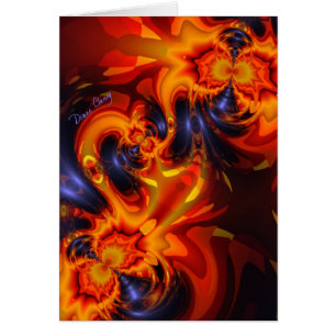 Tanz der Drachen - Indigo u. bernsteinfarbige