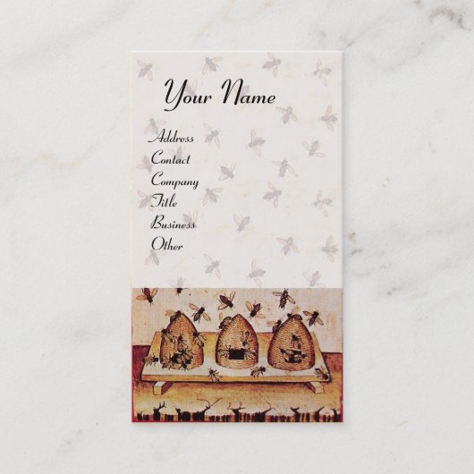 TANZ DER HONEY BIES MIT VIER ELEMENTEN VISITENKARTE (Vorderseite)