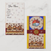 TANZ DER HONEY BIES, VIER ELEMENTE, Wachs Siegel Visitenkarte (Vorne/Hinten)