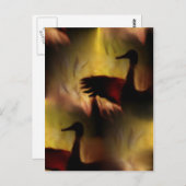 Tanz der Krane Postkarte (Vorne/Hinten)