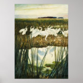 Tanz der Kraniche von N. C. Wyeth Poster (Vorne)