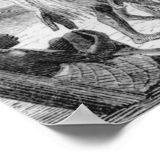 Tanz der Landeens, oder Zulus Poster (Ecke)