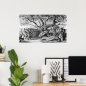 Tanz der Landeens, oder Zulus Poster (Heimbüro)