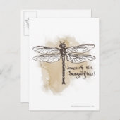 Tanz der Libellen Postkarte (Vorne/Hinten)